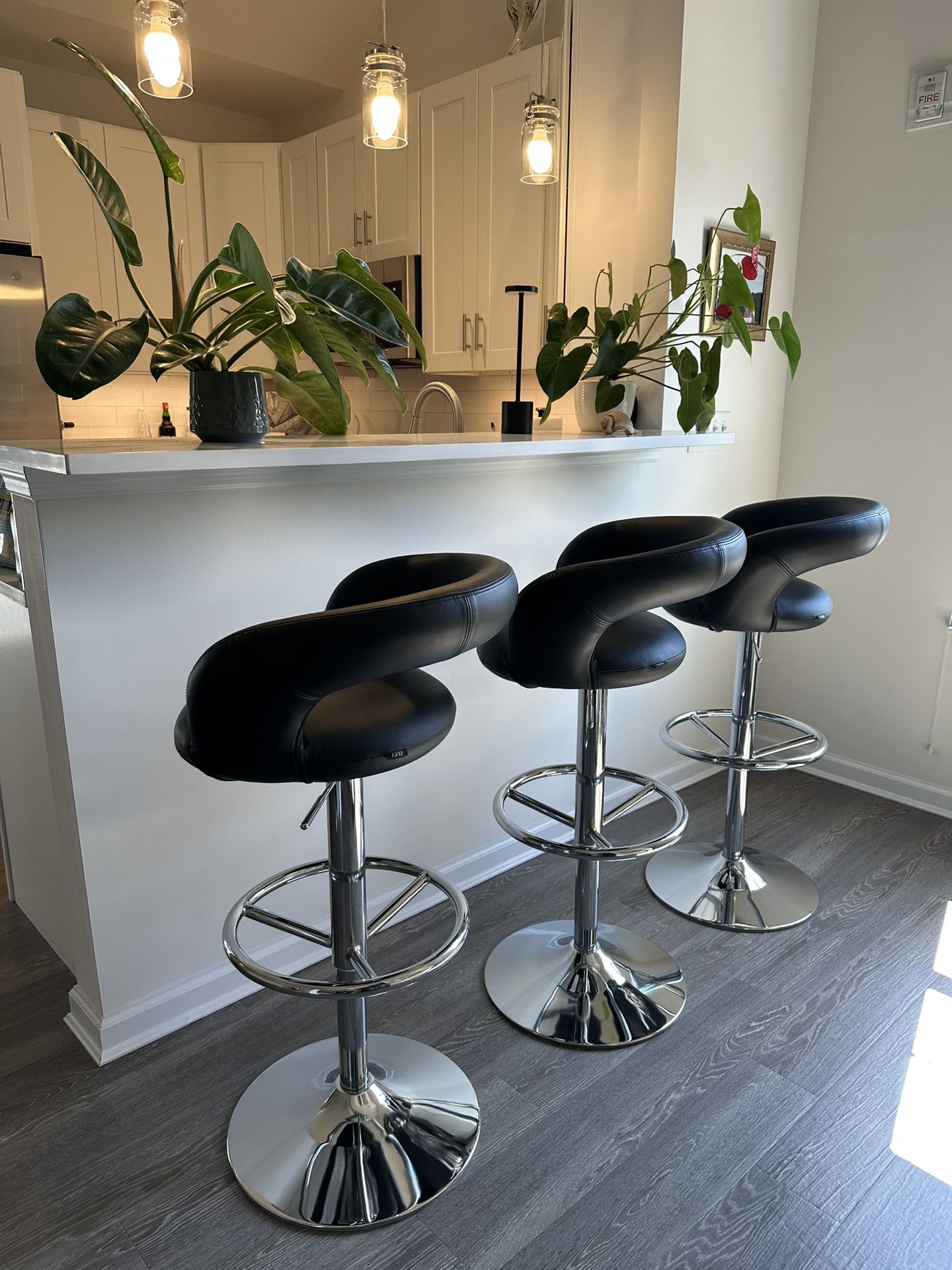 BAR / KITCHEN STOOLS / SET OF 3 EACH
