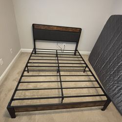 Full Bed Set with New Frame - $400