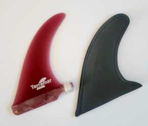 TERRAMAR SURFCO SURFBOARD FINS 6"AND 7" GREENOUGH A4 JUST $39 BRAND NEW
