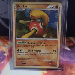 Pokemon Shuckle card black star promo holofoil