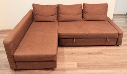 IKEA Sleeper sectional,3 seat w/storage