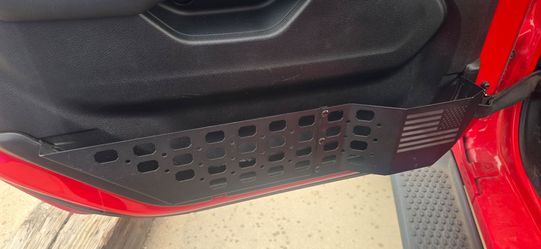 Jeep wrangler door storage bin
