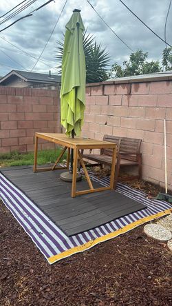 Bench umbrella bench