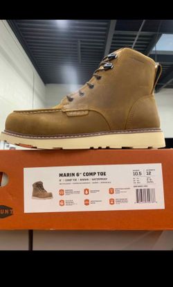 BRUNT 6" Brown Work Boots (Composite Toe)