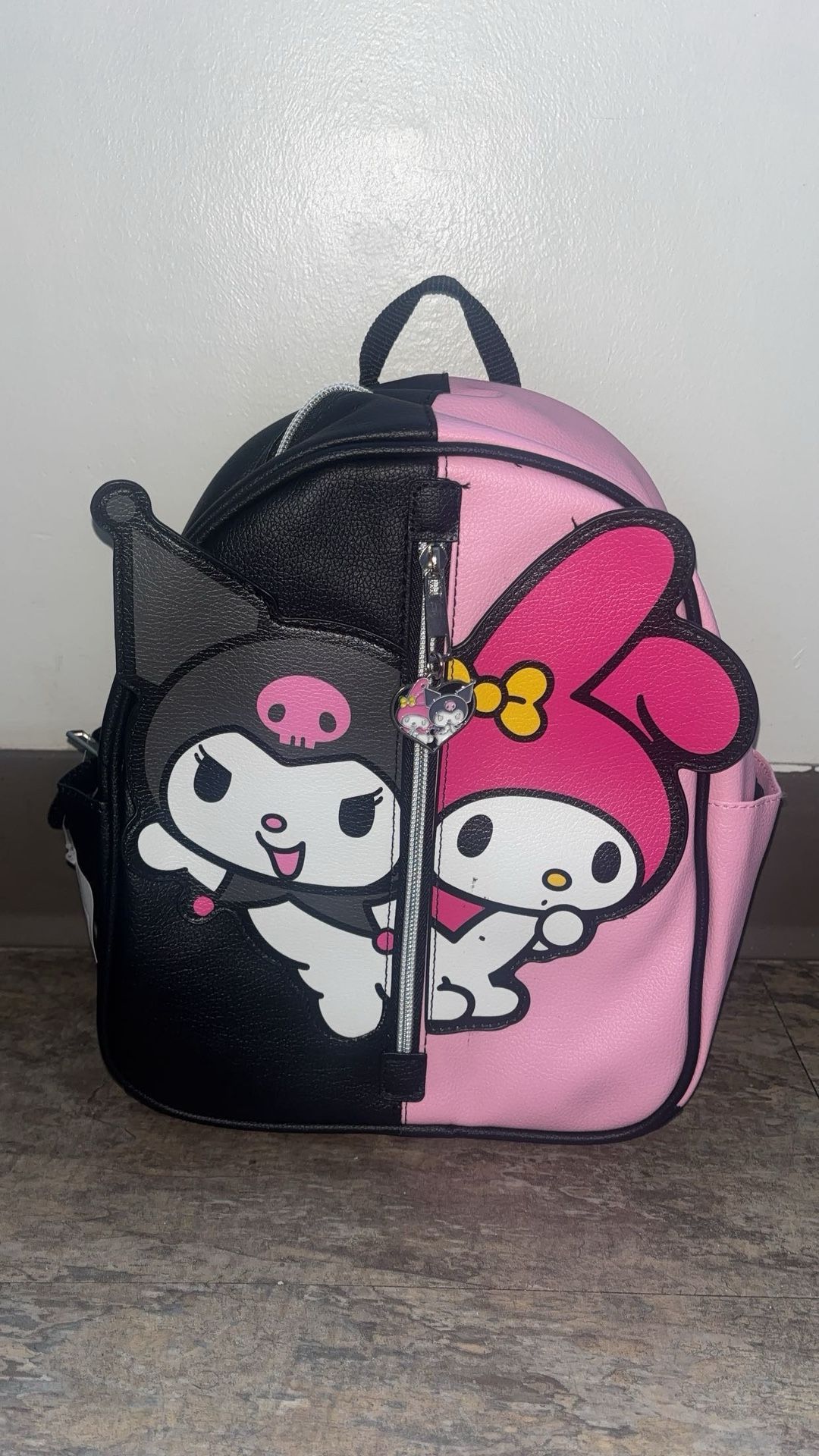 Kuromi & My Melody Mini Book Bag Purse NEW
