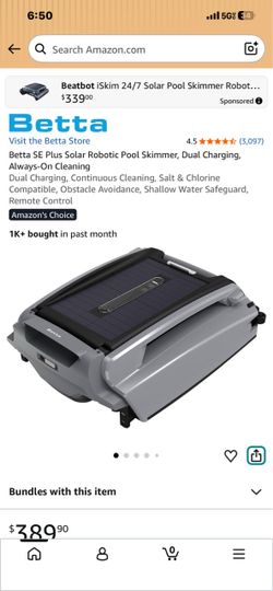Betta SE Plus Solar Robotic Pool Skimmer