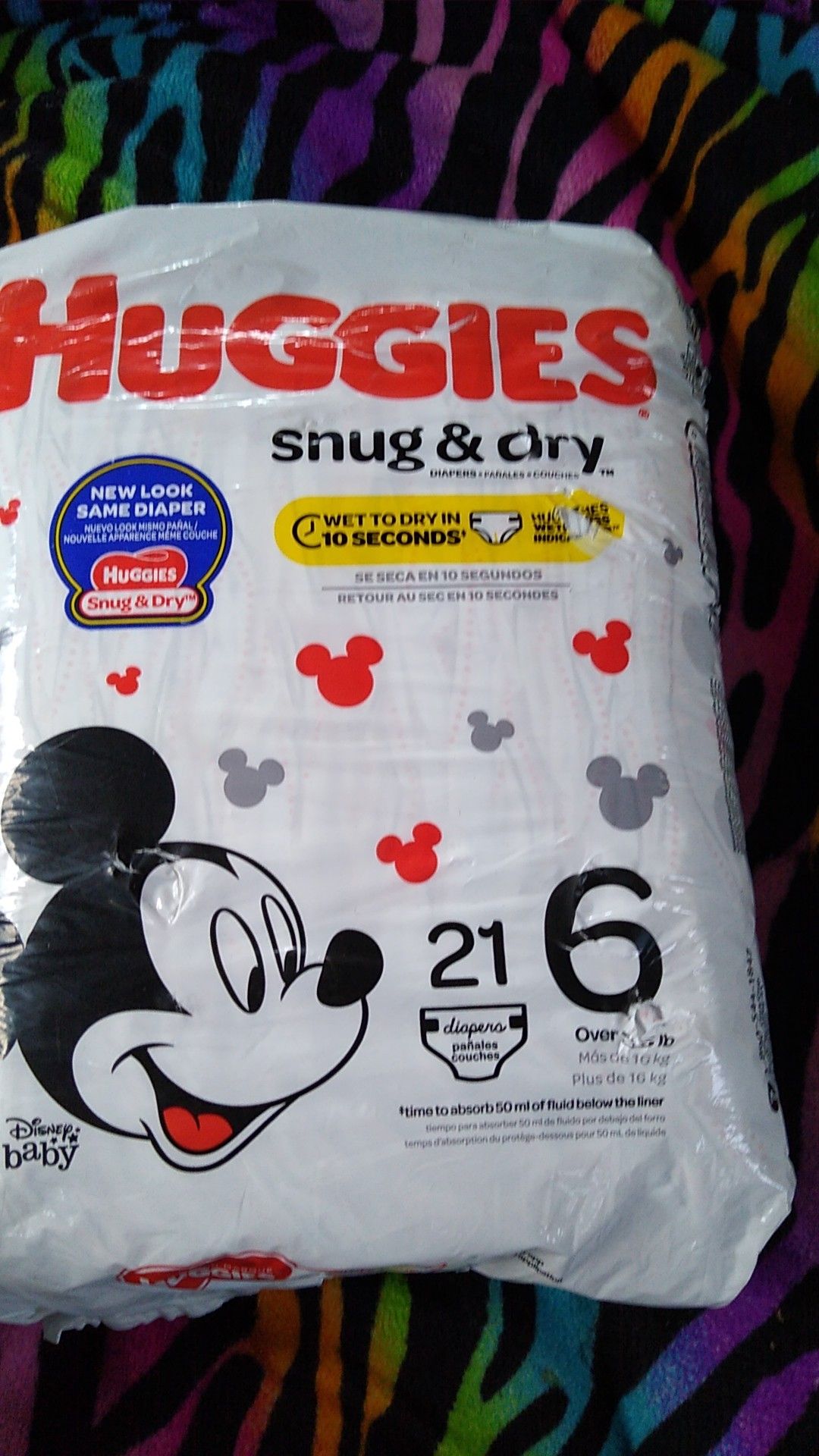 Huggies size 6 21 dippers