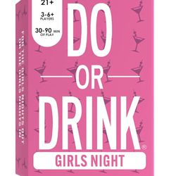 Brand New Girls Night - Bachelorette Party and Drinking Games with 250 Cards - Hilarious Challenges for Girls Weekend, 21st Birthdays, Bridal Showers 