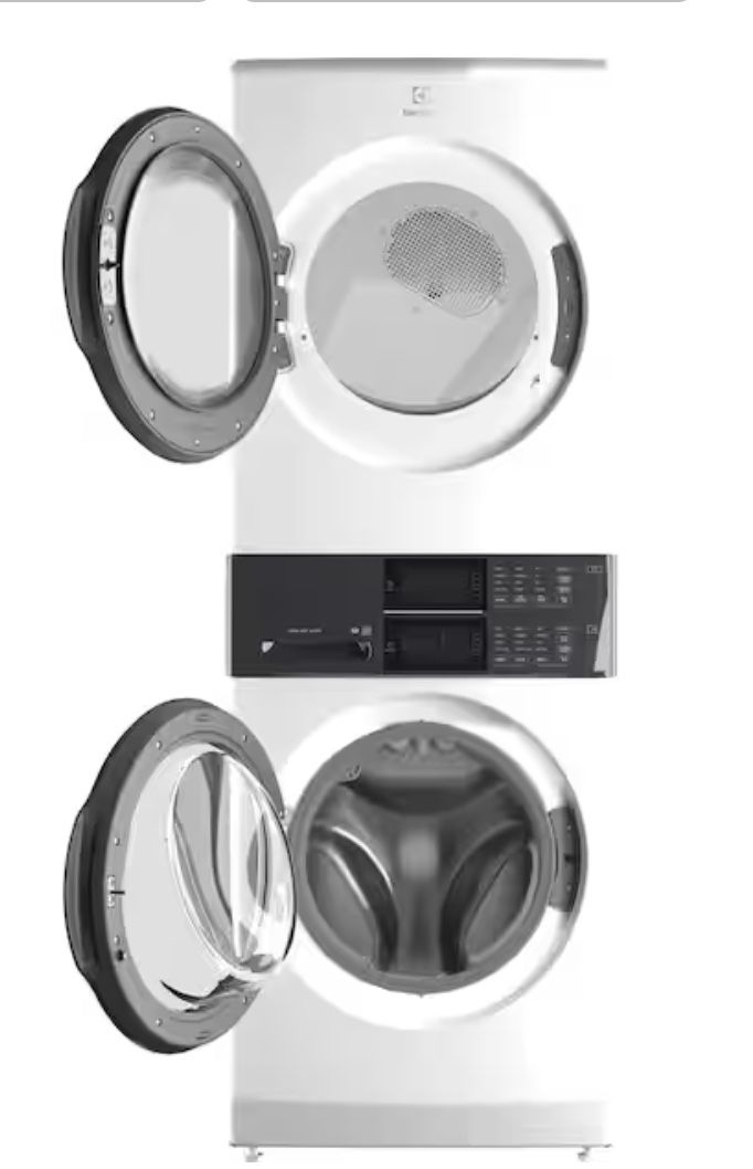 Electrolux 4.4 Cu. Ft. Stacked Washer And 8.0 Cu. Ft. Electric Dryer 