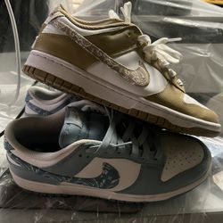 Nike Dunk Paisley Size 9m / 10.5w
