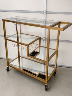 Mid Century Bar Cart