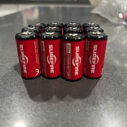 EdisonBright 12 Pack SureFire CR123A Lithium Batteries (Made in USA) SF123A