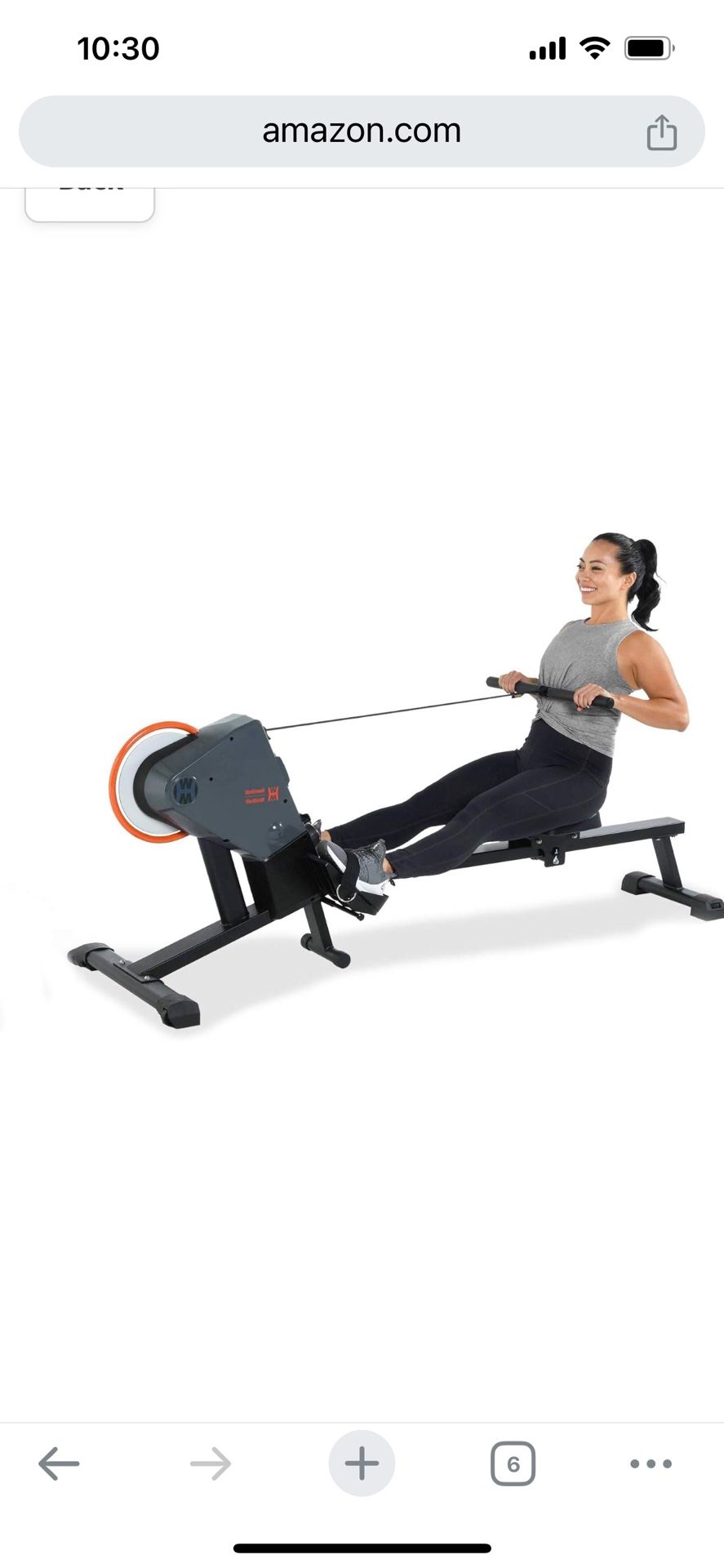 Like New Magnetic Rowing Machine