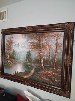 M Scott Oil Painting