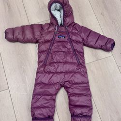 Patagonia 3-6 Mth high loft Down sweater Bunting