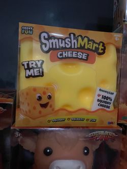 Crazy Fun SmushMart Cheese Squishy Toy