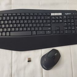 Logitech MK850 Performance Wireless Keyboard and M720 Triathlon Mouse Combo USB Bluetooth, Pair up to 3 device