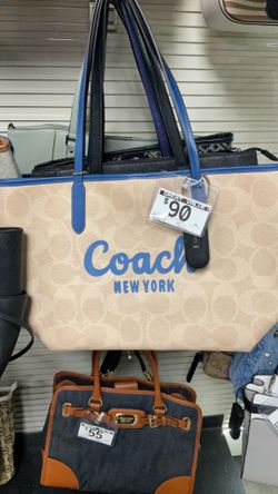 Coach taupe bag