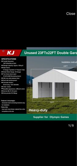Portable metal building