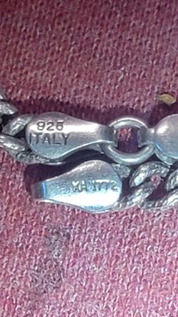 24 inches / 19.5 g. Figaro Silver neclklace Karizia S.p.A