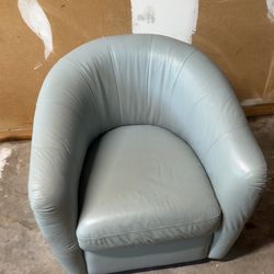 Synthetic leather chair