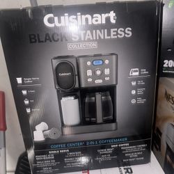 Cuisinart 2-IN-1 Center Combo Brewer Coffee Maker, Black Stainless - 250 half off $125