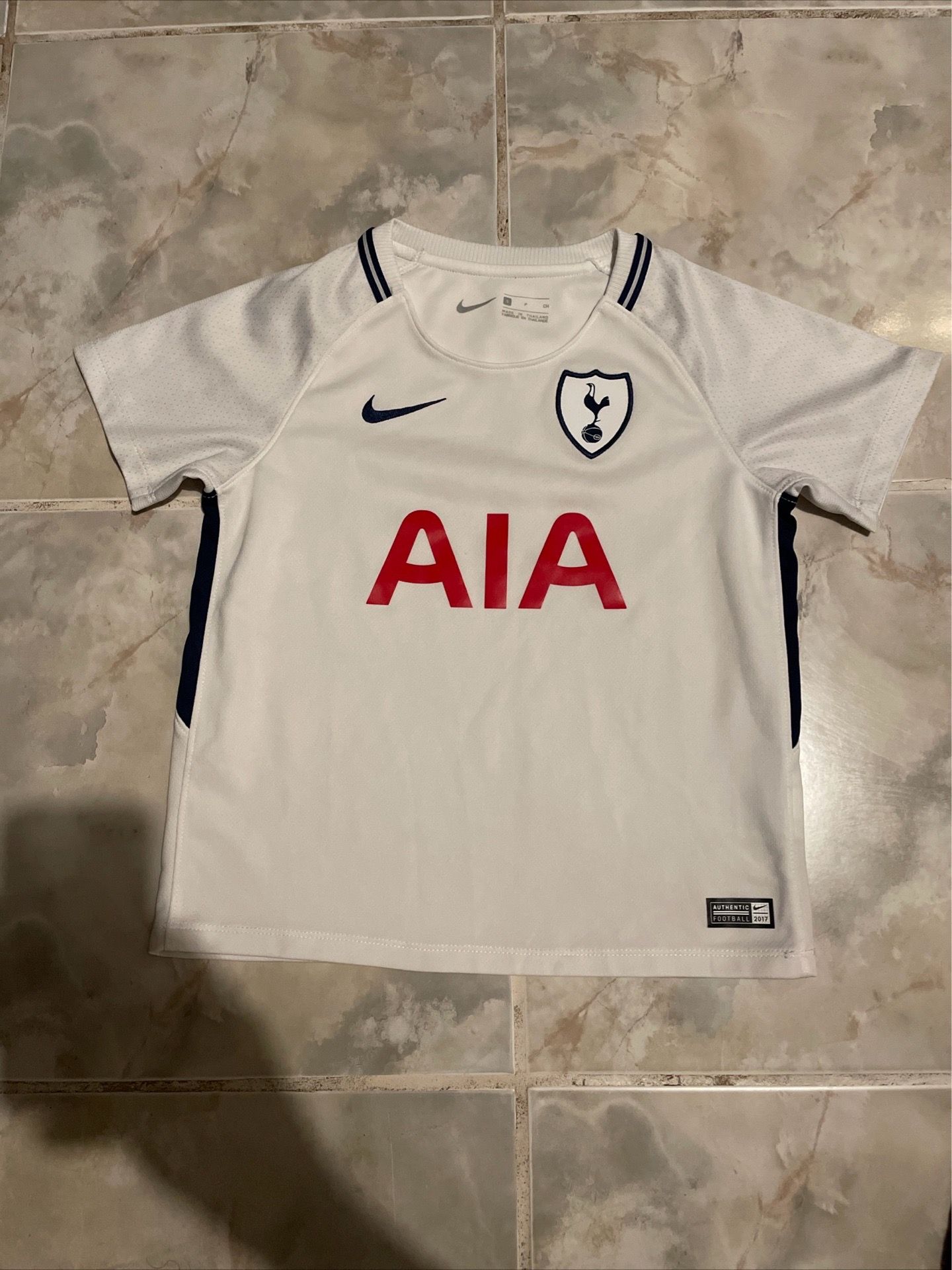 Tottenham Hotspur 2017/18 Home Football Soccer Jersey Toddler Youth SZ 4/5T