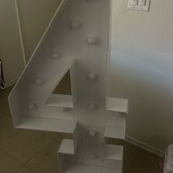 Number 4 - Lights Up