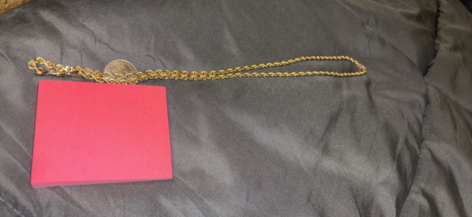 14k Solid Gold Rope Chain