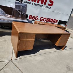 Oversized Desk With Matching Credenza