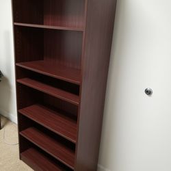 Gently Used Solid Oak Bookshelf 