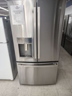 50% OFF 3 DOOR FRENCH DOOR FRIDGES!  THIS WEEK ONLY! GE 22.1 Cu Ft, 36"W (Was $1999 Now Only $999)