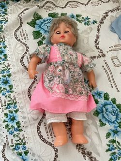 Vintage Baby Doll with Floral Dress