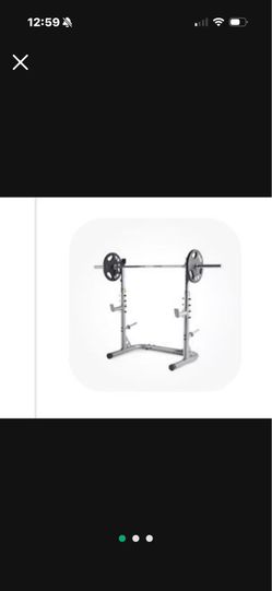 Squat Rack with CAP 25lb Weight Plates (4 Pieces / 100lbs Total)