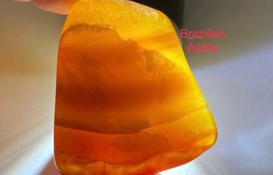 Brazilian Agate Genuine Stone 35g