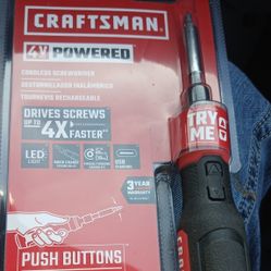 Craftsman 4v Powered Rechargable Screwdriver 