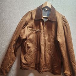 JB Hunt Detroit Canvas Jacket w/Corduroy Collar- XL 