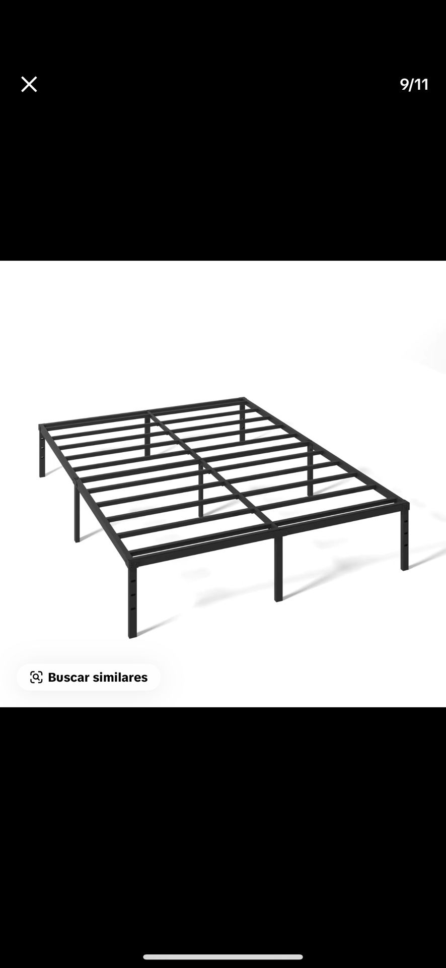 Base Cama Tamaño Matrimonial Nuevo En Caja - New Double/full size Bed Base In Box