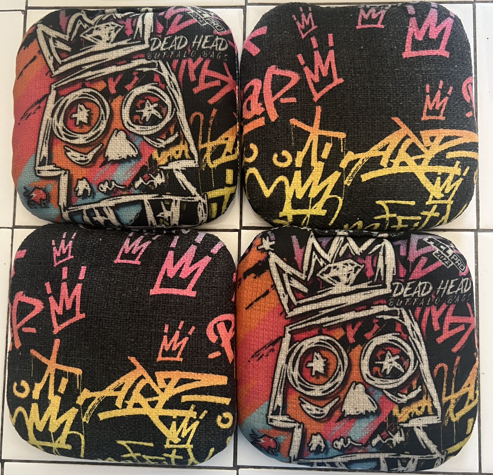 Dead Head Buffalo Bags cornhole bags.