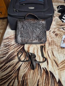Leather purse from guadalajara. 30$