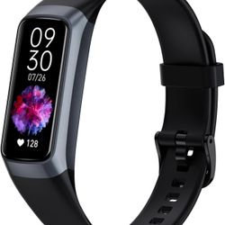 Fitness Tracker with 24/7 Heart Rate Blood Oxygen Sleep Monitor,Activity Tracker with 1.1" AMOLED Touch Color Screen, Multiple Sport Modes Step Counte