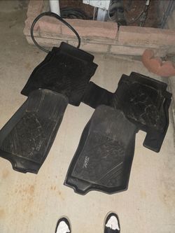 Jeep wrangler 4 door 3W Rubber All-Weather Car Floor Mats Set
