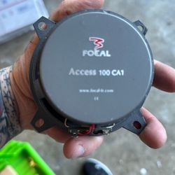 4” Focal 100 Watt Speakers 