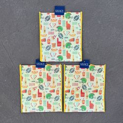 3 Brand new football reusable bags