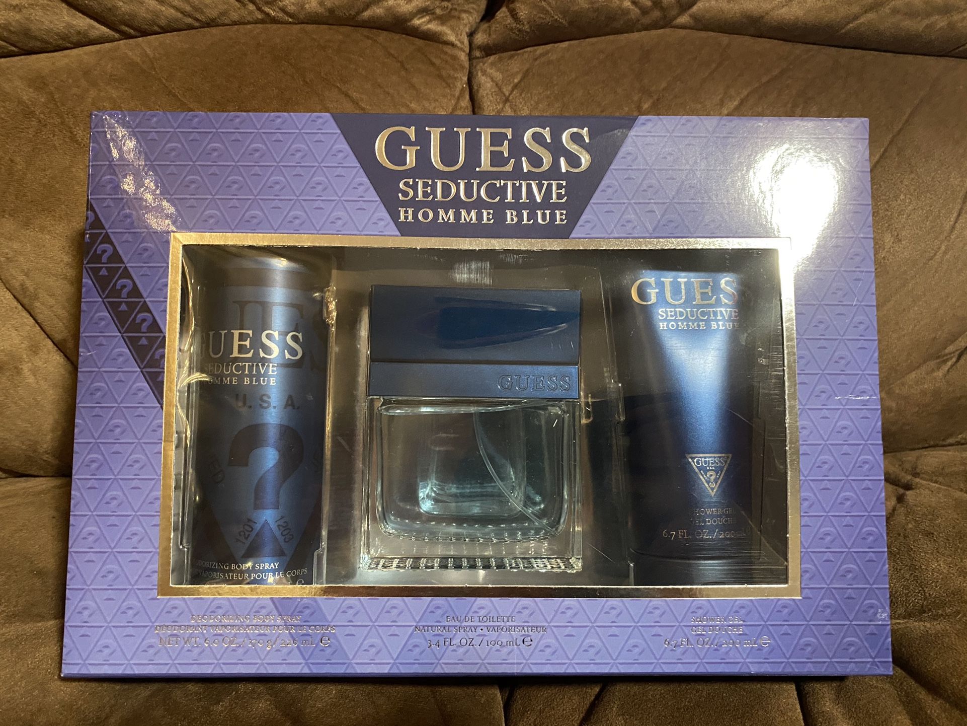 Guess seductive homme blue gift set