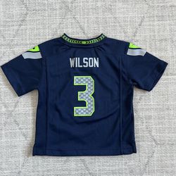 Nike Toddler NFL Seattle Seahawks #3 Wilson Blue Athletic Football Jersey