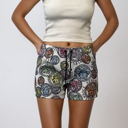 Versace Medusa Womens Colorful Shorts Size Small