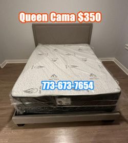 Queen Bed with Mattress and Box Spring On Sale 💥🚛