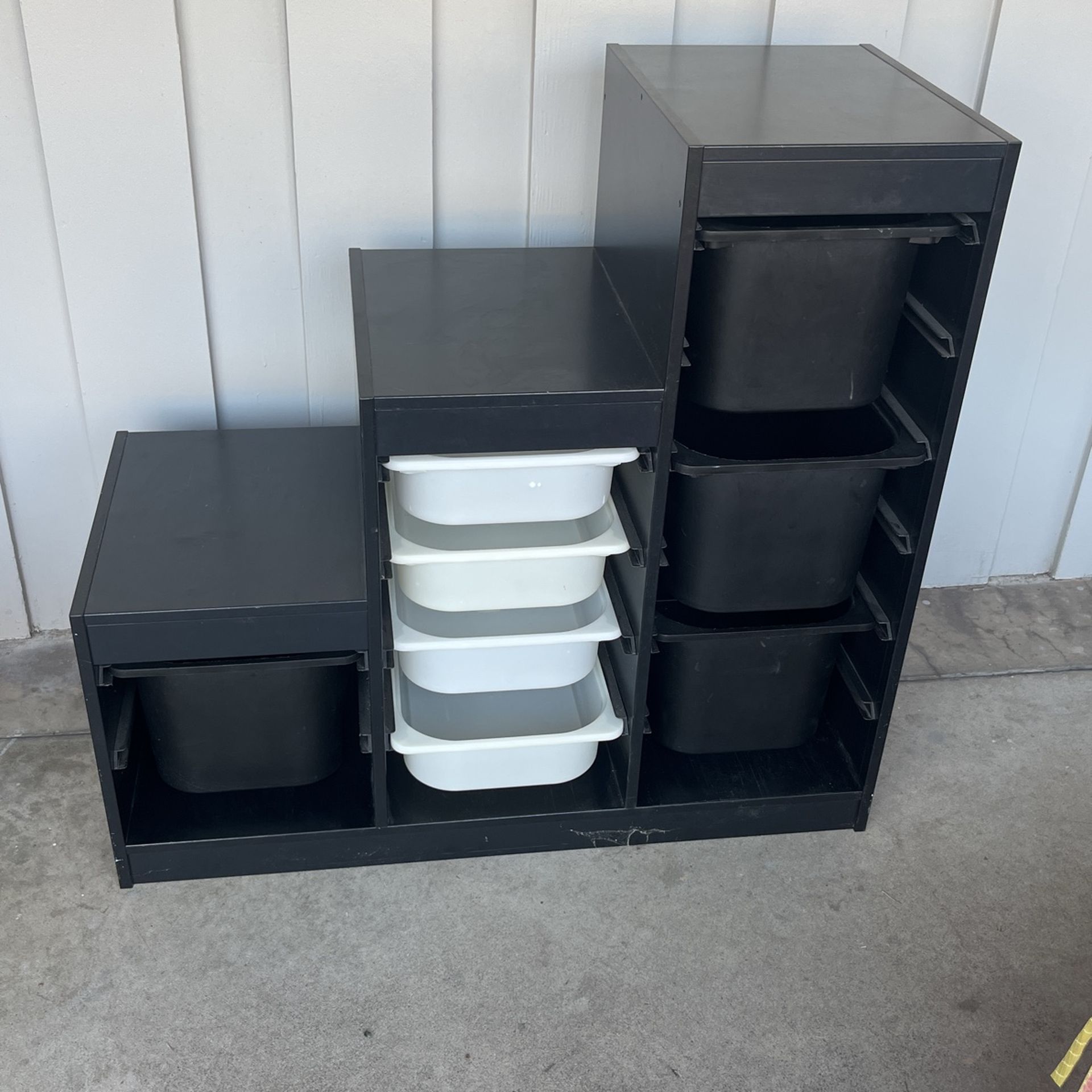Ikea Shelf With Bins