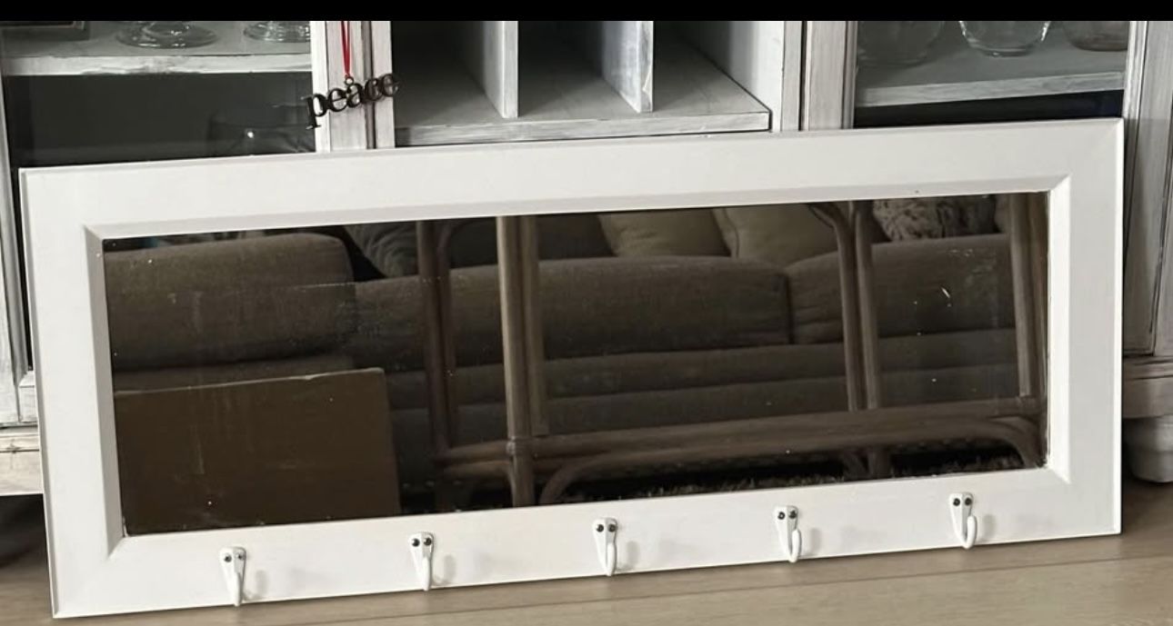 White Mirror 36 in long x 14 in wide